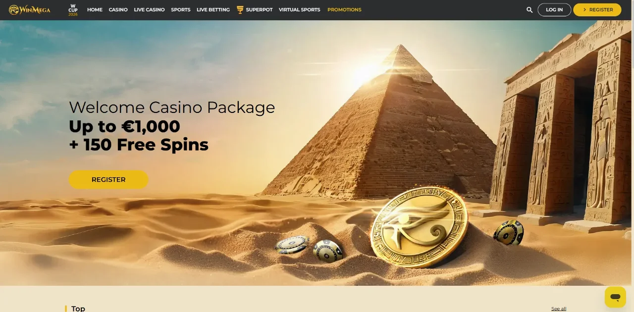 WinMega Casino — Uw vooraanstaande online gamingplatform