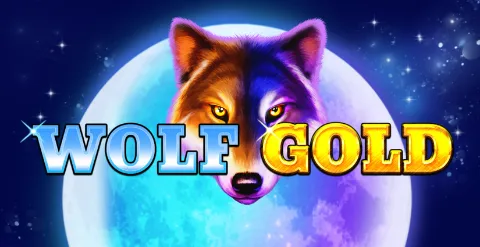 Wolf Gold jackpotgokkast met maanverlichte rollen